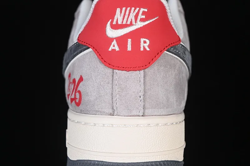 All categories Nk Air Force 1 Air Force series Nk Air Force 1 Low Air Force low-top Nike Air Force 1'07 Low Year of the Horse limited edition Gray-red texture Air Force 1 low-top casual sneakers HT5088-628